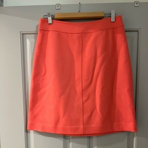 J. Crew Princess Mini Skirt in Double-Serge Wool (Wildflower Pink)